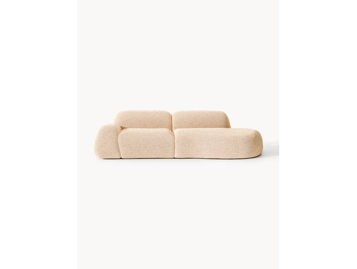 Modulare Bouclé-Ottomane Wolke (3-Sitzer)