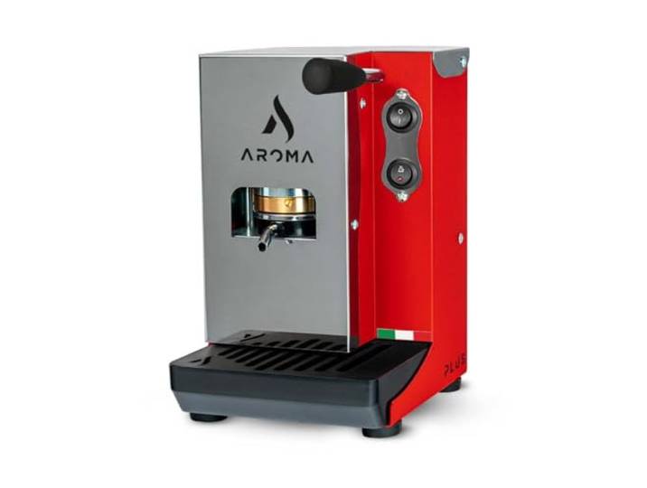 Aroma Plus+ Espressomaschine Kaffeepads ESE 44 Farbe Rot