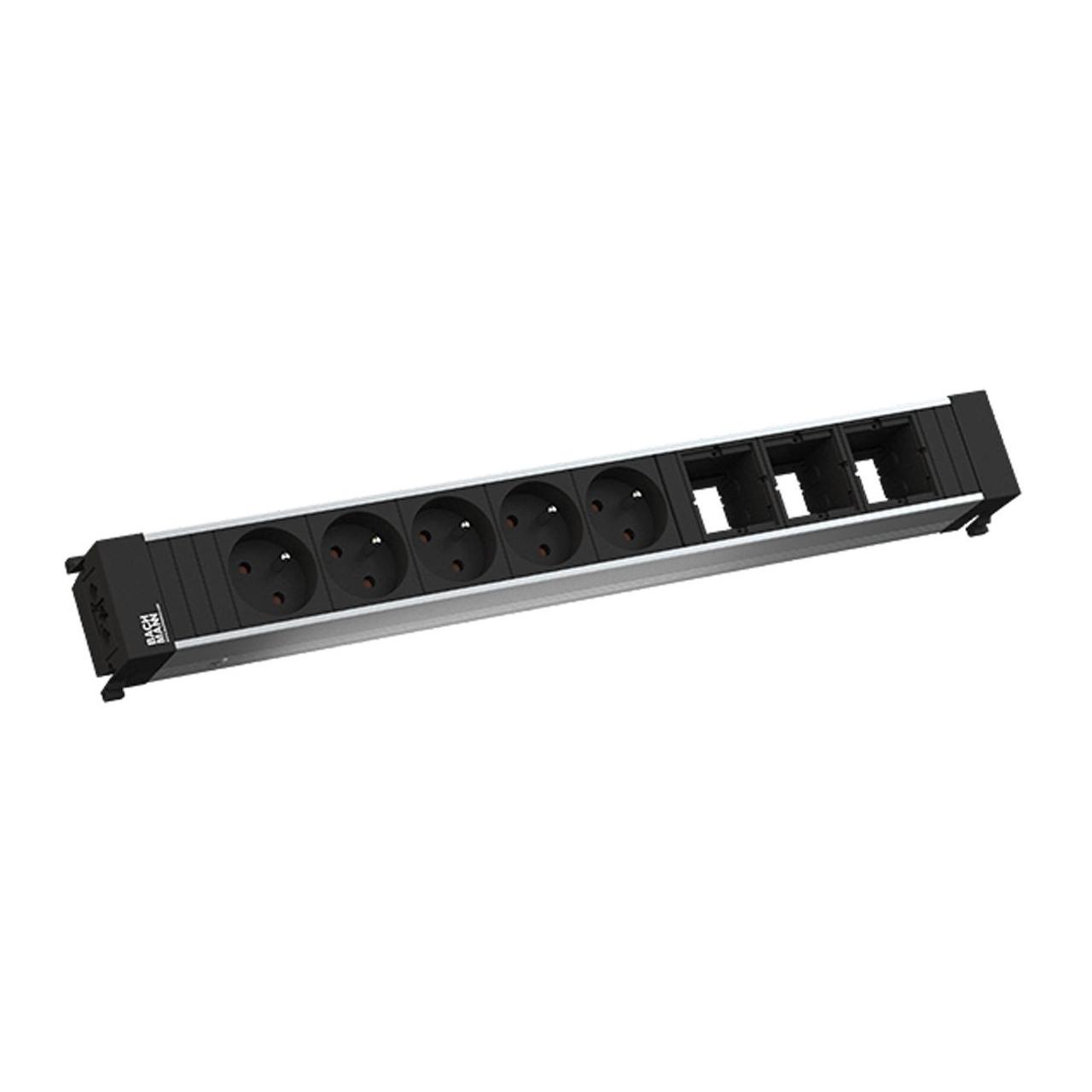 Bachmann 909.015 Steckdosenleiste CONFERENCE 5x UTE/ Fran (5x, CEE 7/3, CEE 7/5) (909.015)