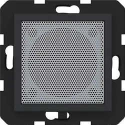 Hager WAN6211BM Lautsprecher für Radio Touch UP, A.x/C.x, nachtschwarz, matt