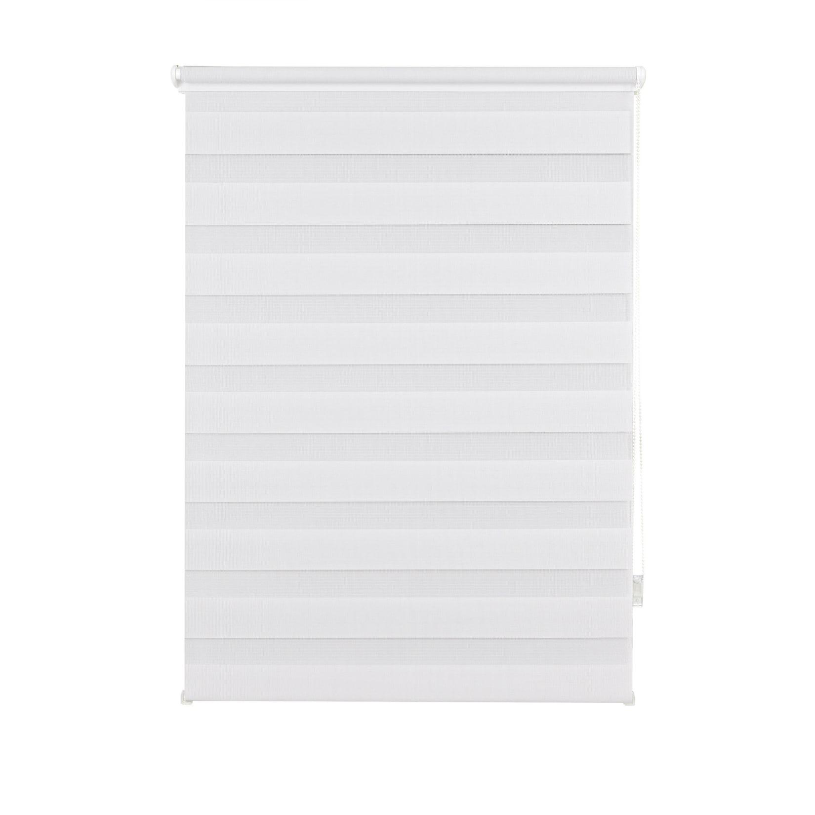 Ondeco Doppelrollo Just Klemmfix Seitenzugrollo Blickdicht Klemmfix Farbe: Weiß, Größe: 60x160 cm