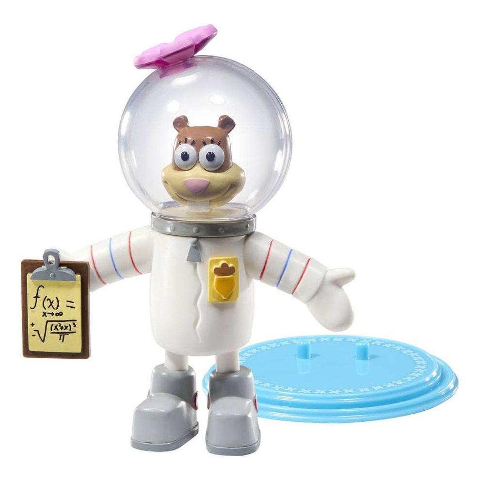 Noble Collection Bob l'éponge figurine flexible Bendyfigs Sandy Cheeks 16 cm (1321491)
