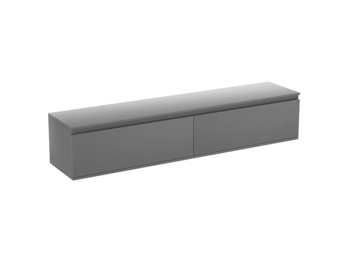 Boxxx Lowboard, Grau, A, 180x30x33 cm, Bsci, hängend, Wohnzimmer, Wohnwände, Lowboards, Lowboards hängend