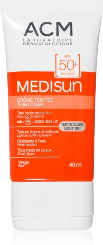 ACM Medisun crème protectrice SPF 50+ teinte Light 40 ml