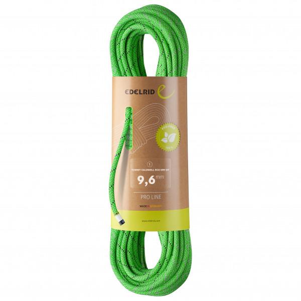 Edelrid - Tommy Caldwell Eco Dry DT 9,6 - Einfachseil Länge 70 m grün