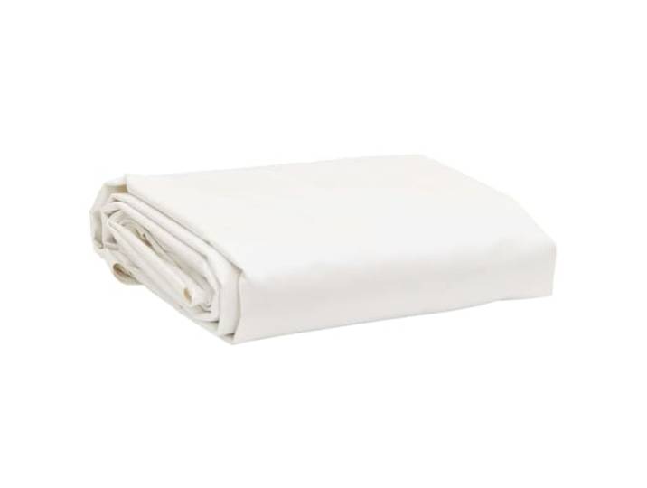 vidaXL Bâche 650g / m² Blanc 5 x 5 m Toile avec revêtement en PVC