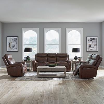 Liberty Furniture Blair Living Room Power Leather Sets - Sofa, Recliner, Loveseat