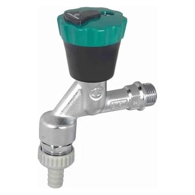 Schlosser Schlösser Auslaufventil, mit Wasser safe Oberteil, abschliessbar, mit Rohrbelüfter, 1/2", matt verc (0019501520001)