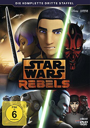 Star Wars Rebels - Die komplette dritte Staffel [4 DVDs] - Preis vom 04.10.2026 03:51:26 h