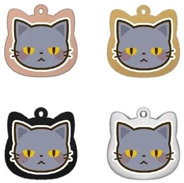 Uplift Essentials Cute Personalized Stainless Steel Cat Identification Tags style 8