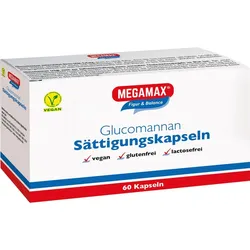 Megamax Sättigungskapseln Glucomannan 60 ST