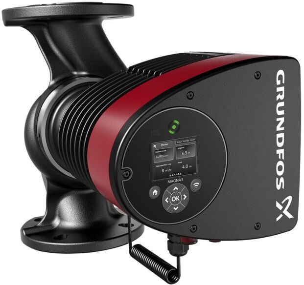 Grundfos Heizungspumpe Magna 3 97924663 50-120F, PN 6/10, Effizienzklasse A, 230 V