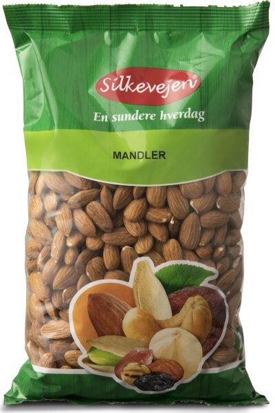 Silkevejen Mandler Natural, 1 Kg