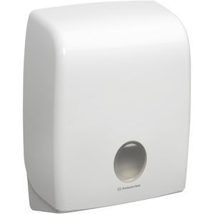Kimberly-Clark Handtuchspender Aquarius, 6954, für 400 Falthandtücher, Kunststoff, weiß