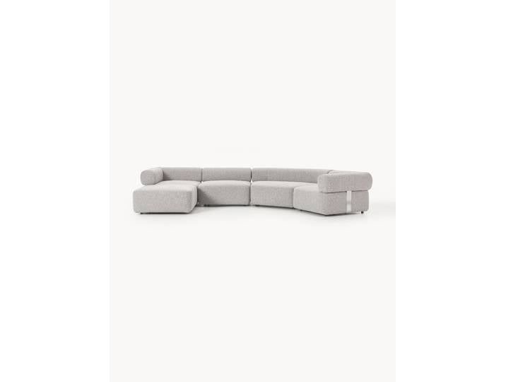 Grand canapé modulable avec pouf Anton