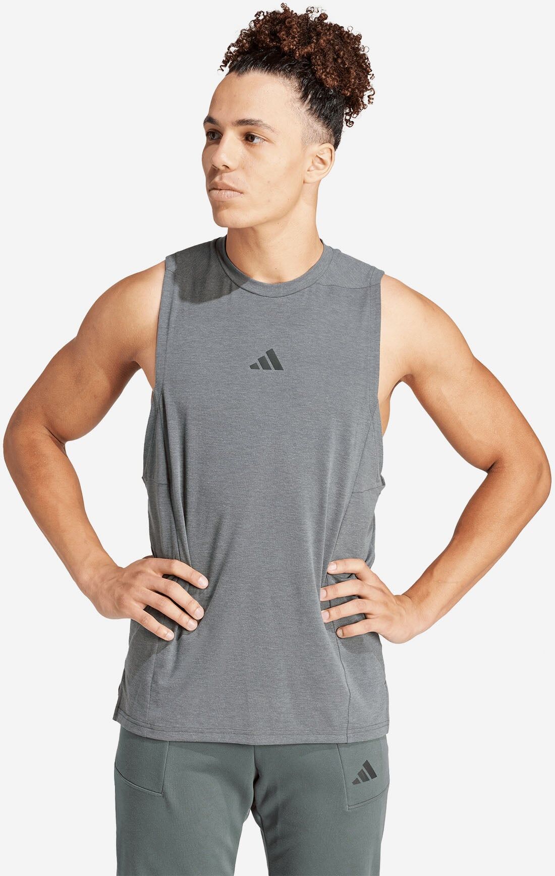 Adidas D4t M - Canotta Training - Uomo - Grigio XL