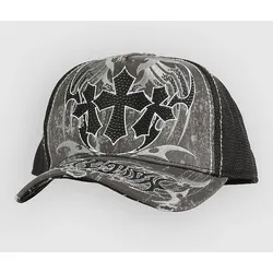 Affliction Cauterized Stone Cap black potassium spray Gr. Uni
