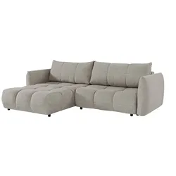 Exxpo by Gala Ecksofa mit Funktion Livonia Stoff Braun Mokka