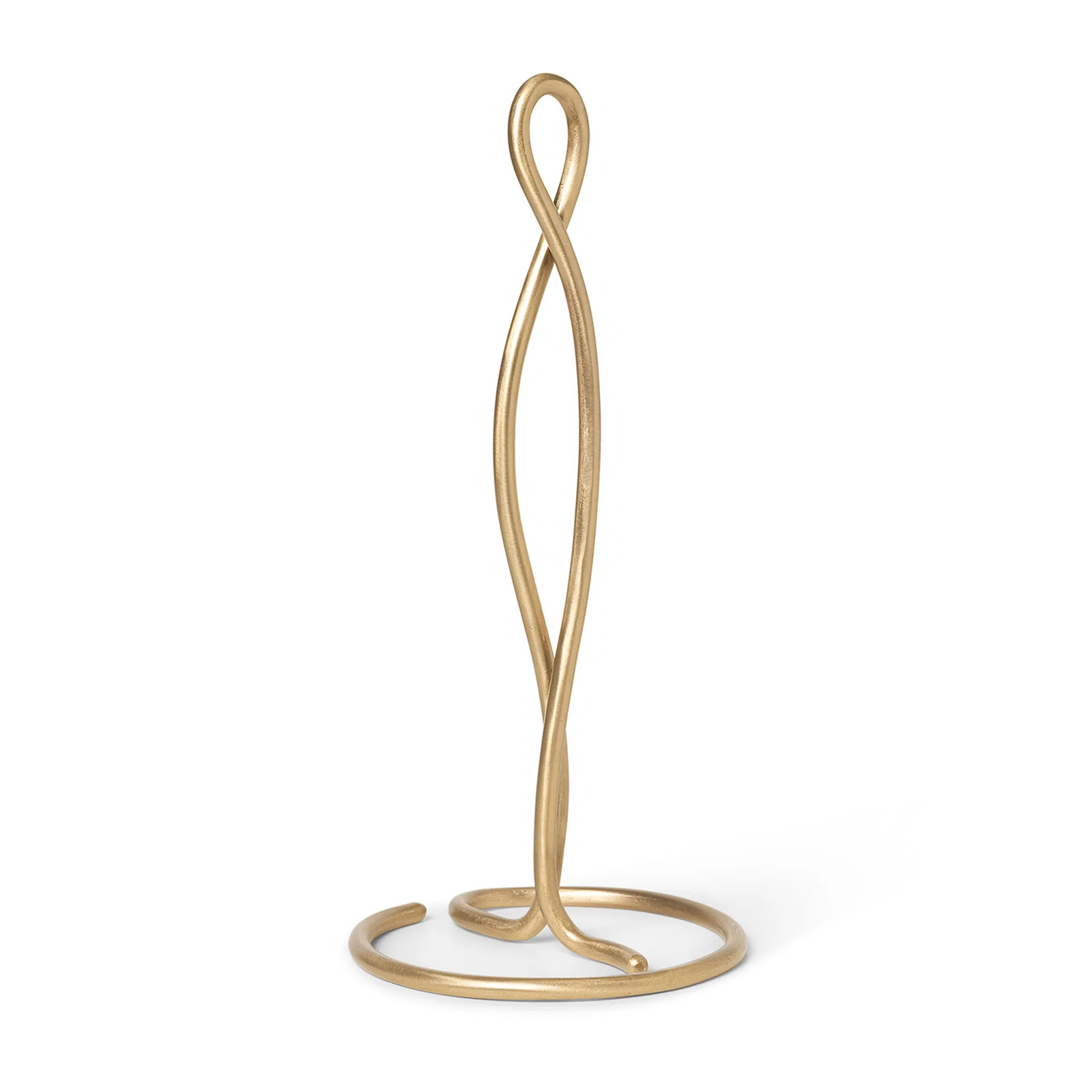 Ferm Living Curvature keukenrolhouder Messing Gold
