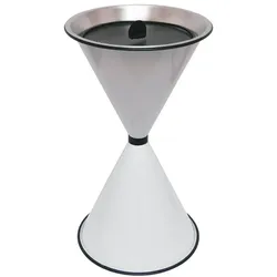 SZ Metall Standaschenbecher weiß