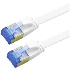 VALUE Patchkabel Cat.6A (Class EA) FTP, extra-flach, weiß, 1 m 21.99.2161
