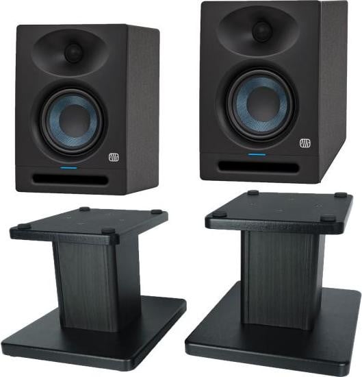 Presonus Eris Studio 4 luidsprekers set van twee met luidsprekerstandaarden