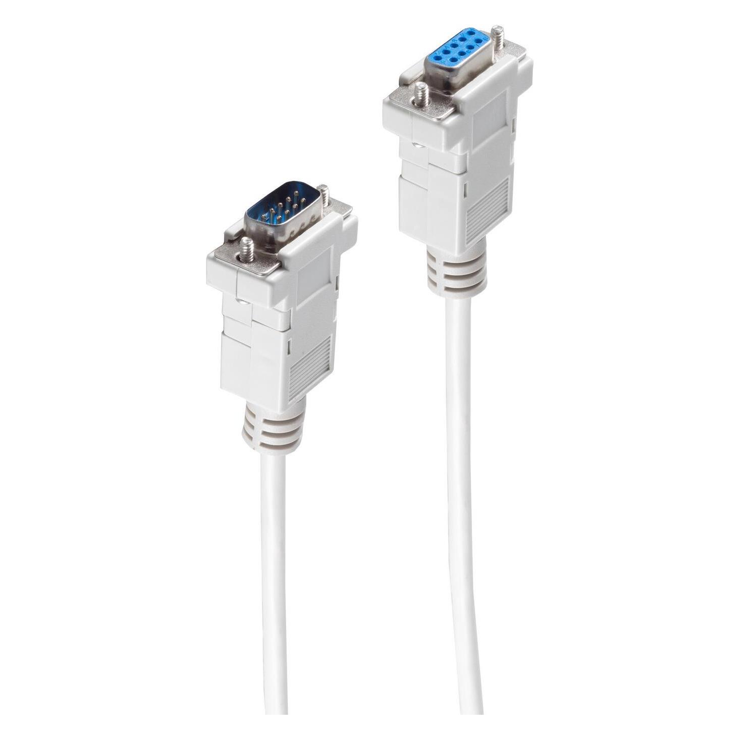 Shiverpeaks -BASIC-S--SUB-D Verlängerung, 9-pol. Sub-D-Stecker auf 9-pol. Sub-D-Kupplung, mit Schnapphauben, 1 (1.80 m) (BS78045-2)
