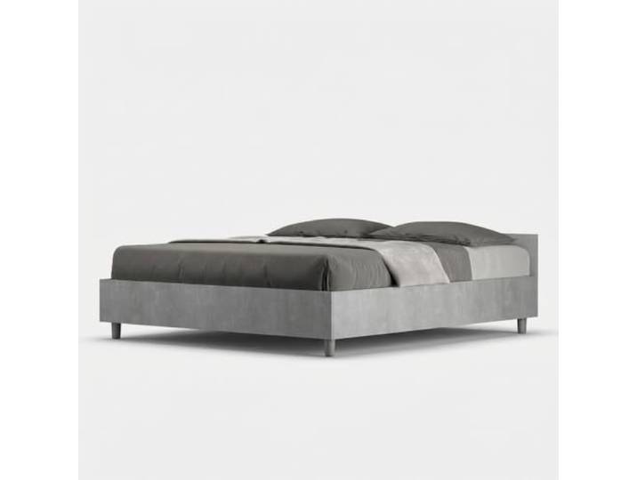 Produce Shop Grau Doppelbett 160x190cm mit Bettkasten Nuamo Concrete