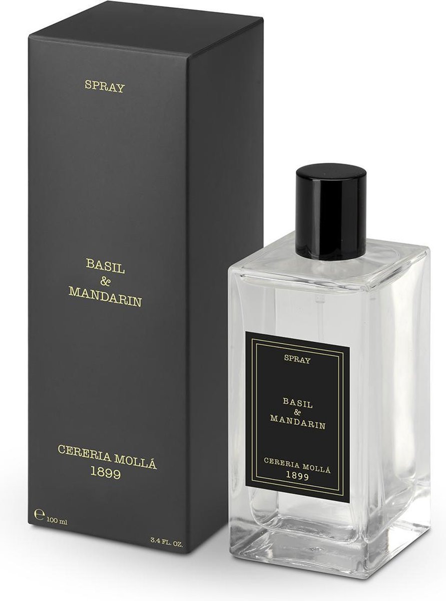 Cereria Mollà 1899 Room Spray Basil & Mandarin - 100ml