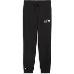 Puma, Herren, Sporthose, M Crew French Terry Pant (L), Schwarz
