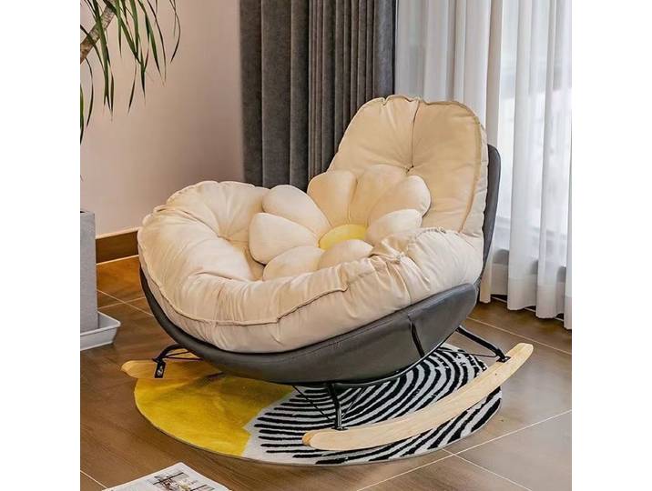 Chaise coquille d'œuf, balcon nordique, salon, chambre à coucher, loisirs, réchaud, chaise à bascule simple, canapé paresseux, chaise pingouin de luxe