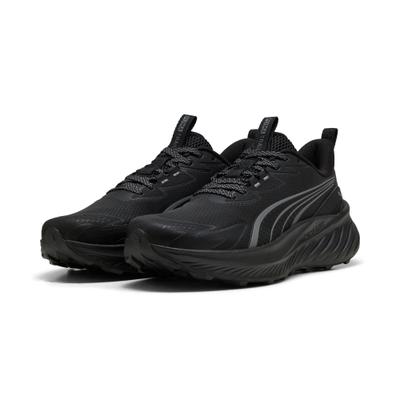 Trailrunningschuh PUMA "POUNCE LITE 2 TRAIL", Herren, Gr. 43, puma schwarz, cool schwarz gray, Schuhe, für mehr Grip