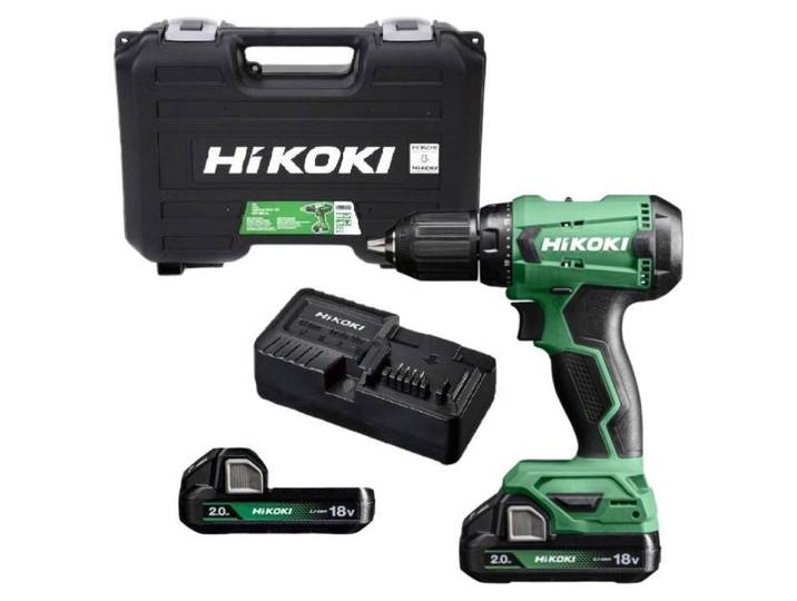Perceuse - Visseuse 18V 50Nm HIKOKI DS18DAWCZ 2x2.0Ah Li-ion avec coffret de transport