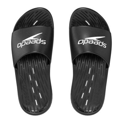 Badesandale SPEEDO, Herren, Gr. 47, EVA, schwarz, Obermaterial: 100% EVA, unifarben, Schuhe, schnell trocknent