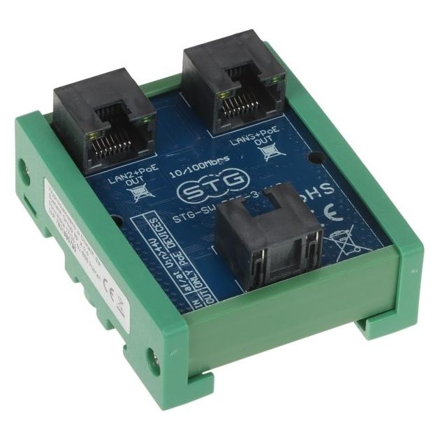 Delta Switch SWITCH POE / EXTENDER STG-SW-POE-3-110 3-PORTOWY STG (3 Ports) (STG-SW-POE-3-110)