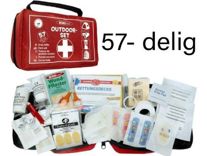 WUNDmed - EHBO Set Buitenhuis - 57 delig - Draagbaar - 300 g