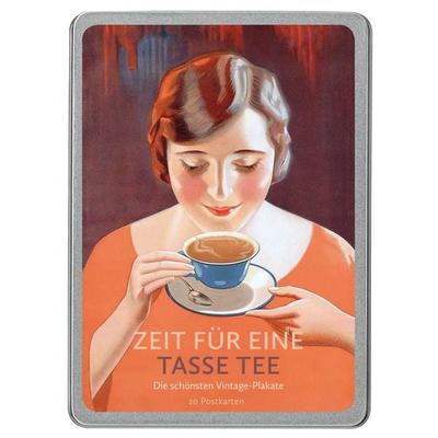 Zeit für eine Tasse Tee Postkarten VE 20, Karte von , PAPER MOON Grand Galleries GmbH