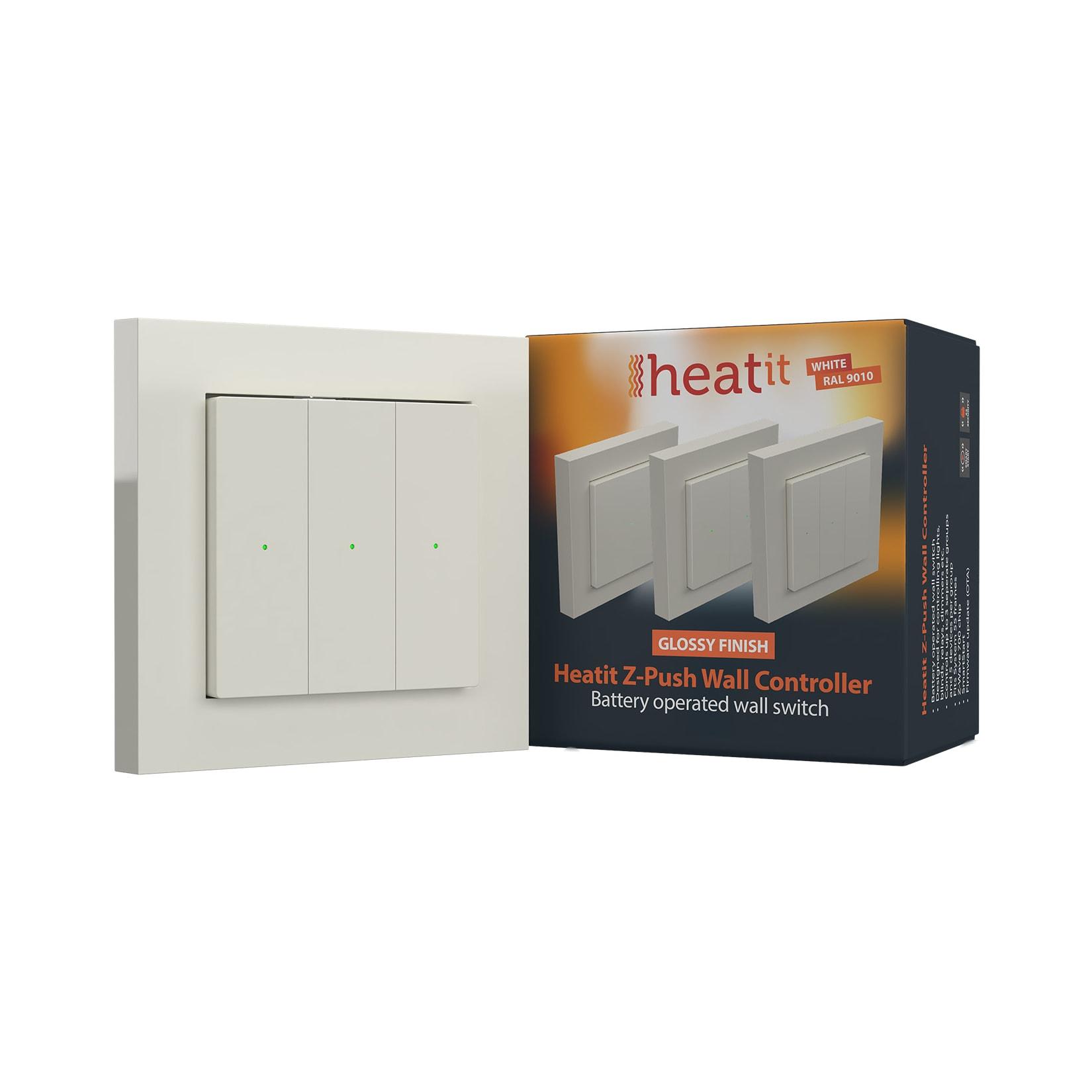 Heatit Z-Push Wall Controller Z-Wave 700er Serie