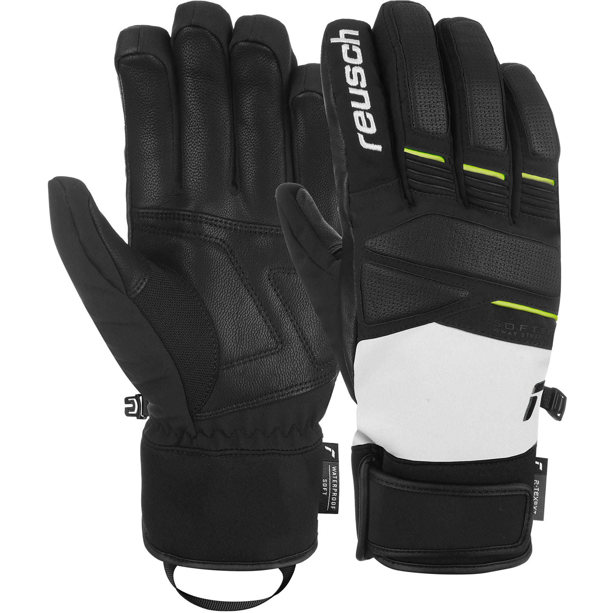Reusch Thunder R-TEX XT Skihandschuhe schwarz Größe 10 Skifahren Elastisch Wasserabweisend