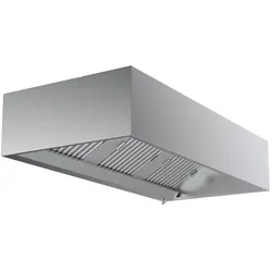 Combisteel Kastenhaube aus Edelstahl 1200x950x400mm
