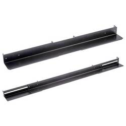 Value 26.99.0414 19 Zoll Netzwerkschrank-Gleitschienen 1 HE Geeignet für Schranktiefe: ab 800 mm Schwarz