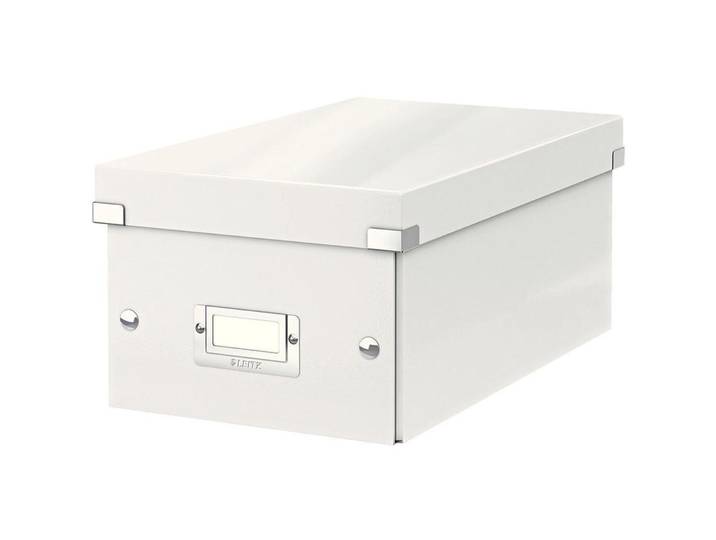 Click Leitz & Store 20 DVD-Hüllen Weiss - Aufbewahrungsbox