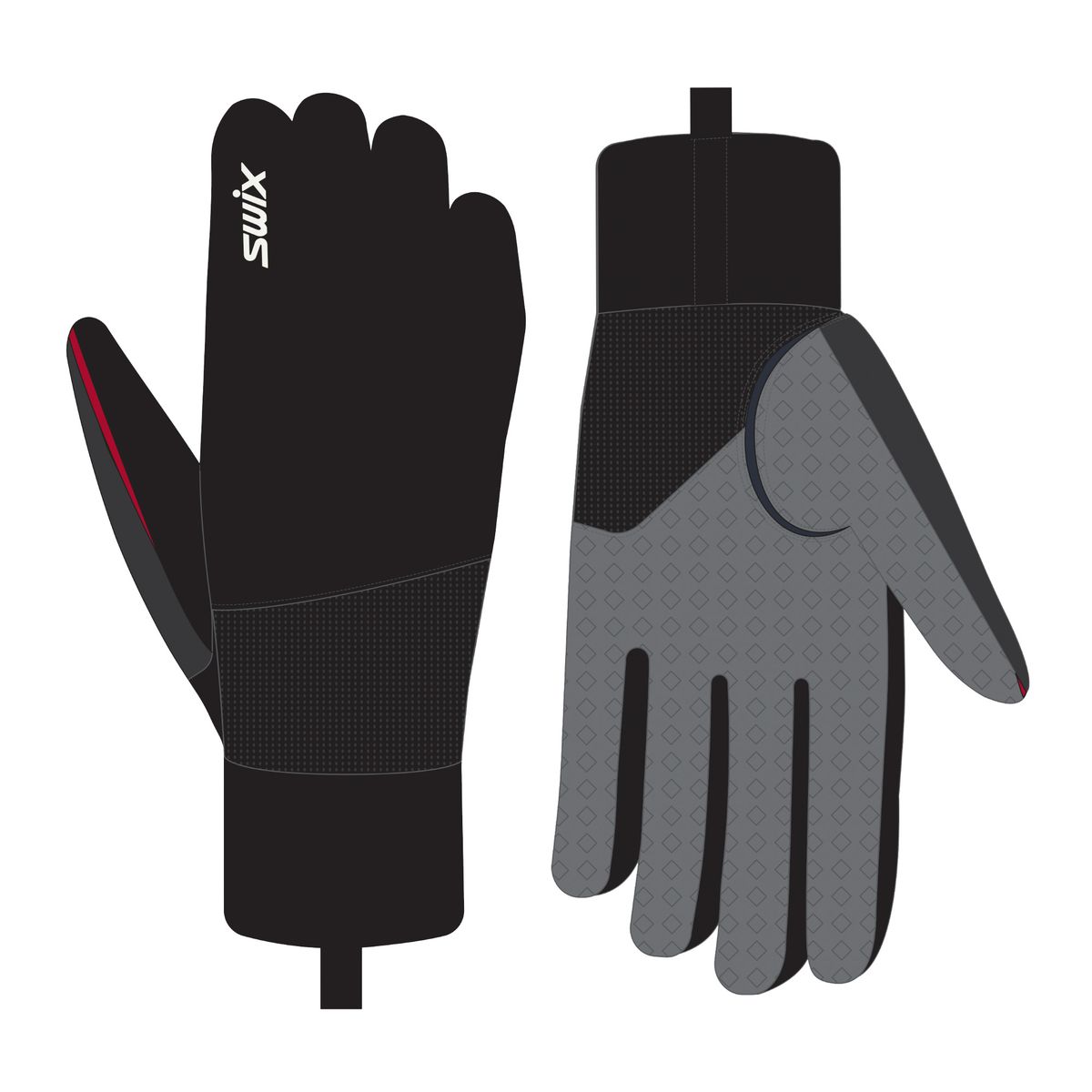 Swix Reaction Glove, jet Black, 8 jet black (10120) 8 14050-25-10120-8