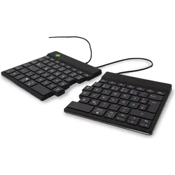 R-Go Tools Split (DE, Kabelgebunden), Tastatur, Schwarz