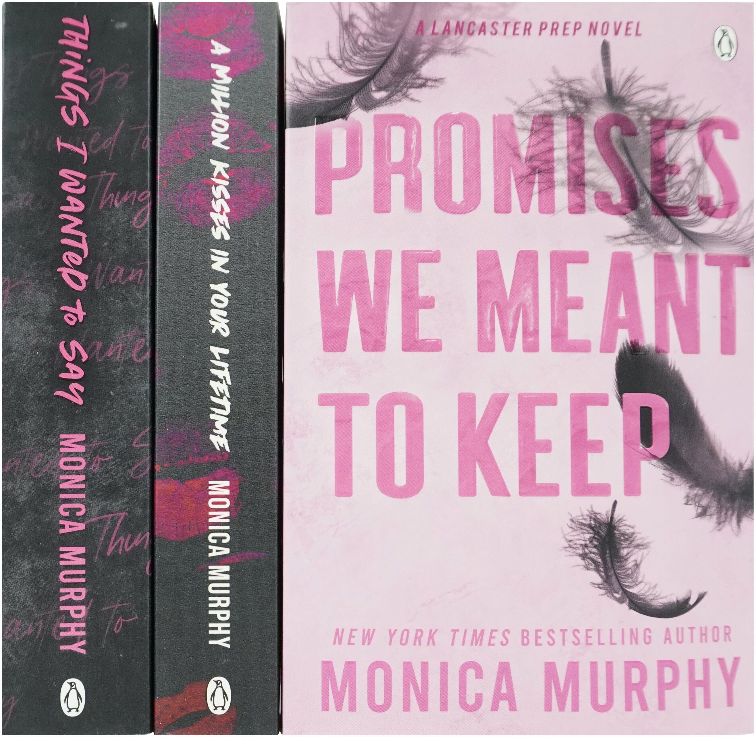 Lancaster Prep Series by Monica Murphy 3 Books Collection Set - Fiction - Paperback Penguin