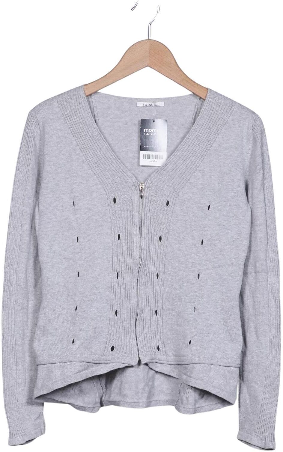 Swing Curve Damen Strickjacke, Grau, Gr. S, kein / Etikett - Second Hand