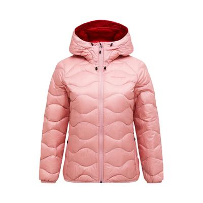Steppjacke PEAK PERFORMANCE "W Helium Down Hood Jacket", Damen, Gr. L, rosa, Oberstoff: 100% Polyamid. Füllung: 90% Entendaunen, 10% Federn. Futter: 100% Polyamid. Kragen: 100% Polyamid. Accessoire: 100% Polyamid., normal normal, ohne Ausschnitt,...