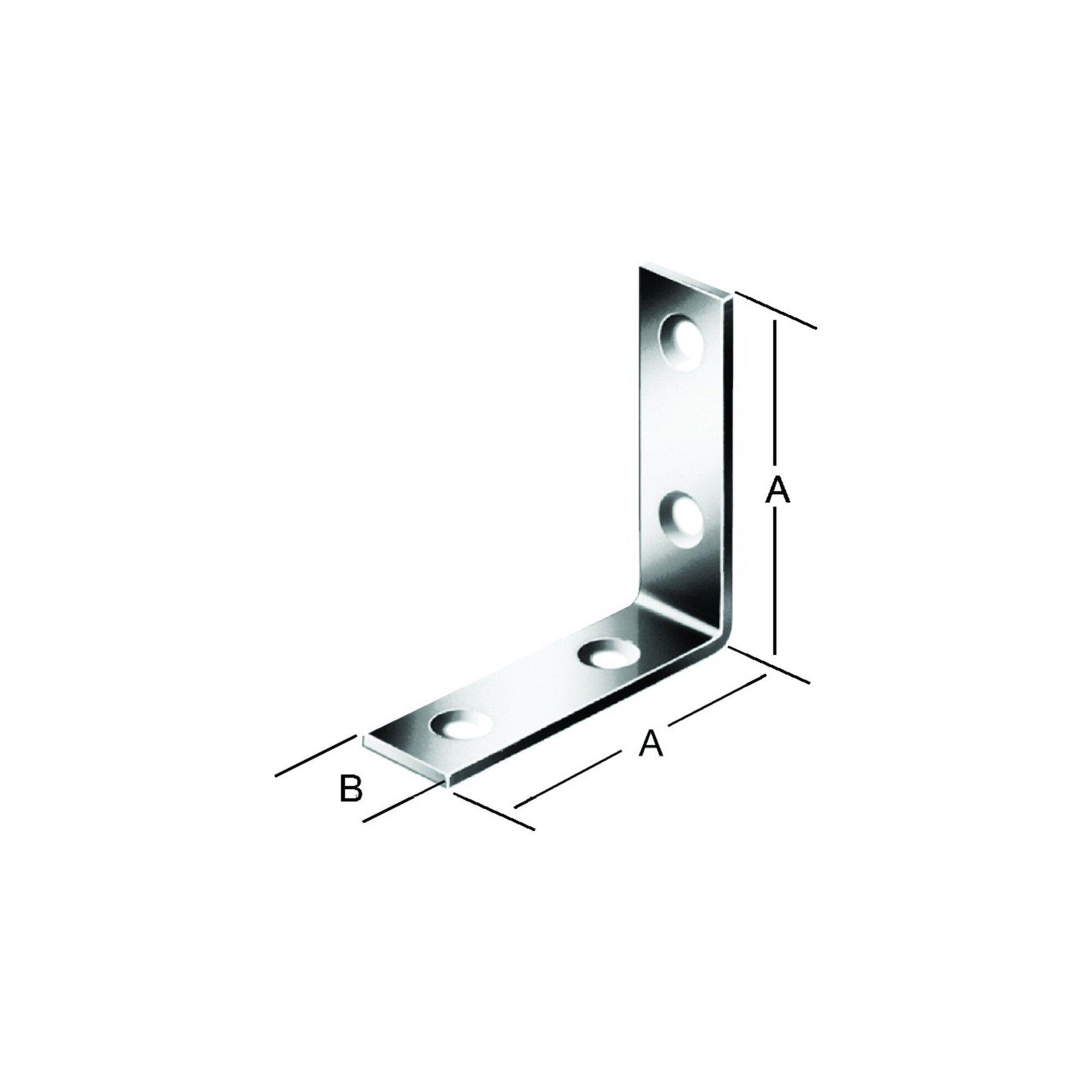 VORMANN Stuhlwinkel 80x80x18mm Stahl, verzinkt (000180080ZZ)