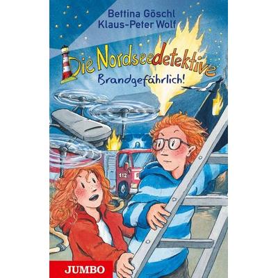 Die Nordseedetektive (Band 12) – Brandgefährlich!, Gebundene Ausgabe von Bettina Göschl,Klaus-Peter Wolf, JUMBO, 978-3-8337-4763-2