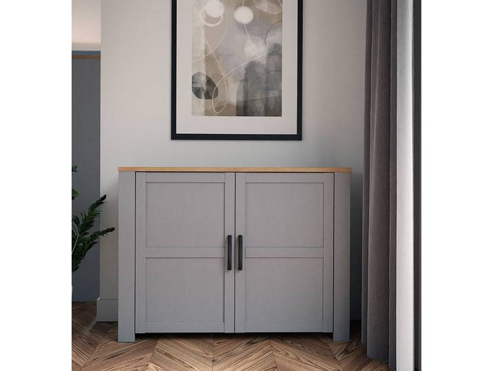 Buffet 116 x 87 x 42cm Gris